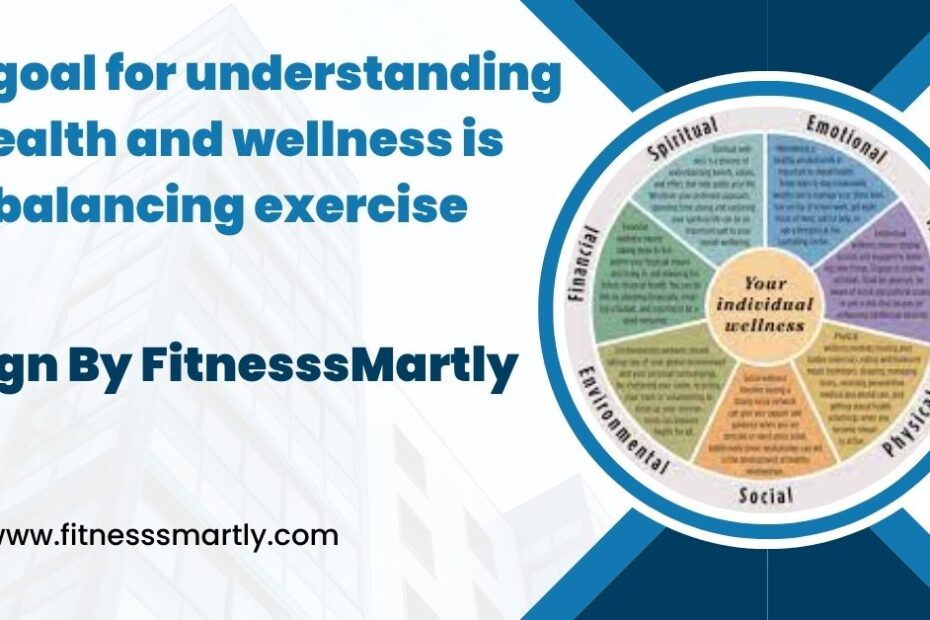 my goal for understanding health and wellness is balancing exercise