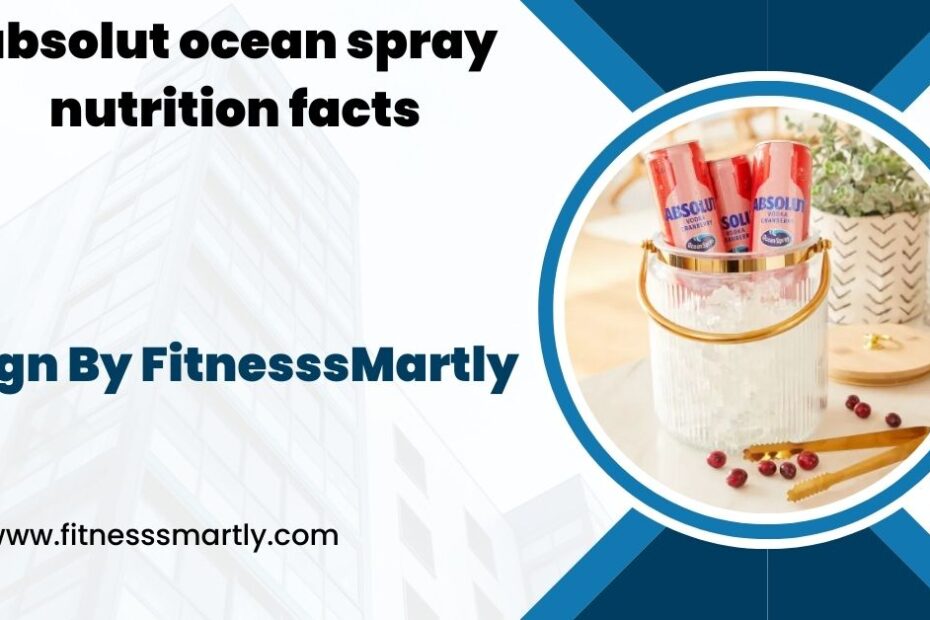 absolut ocean spray nutrition facts