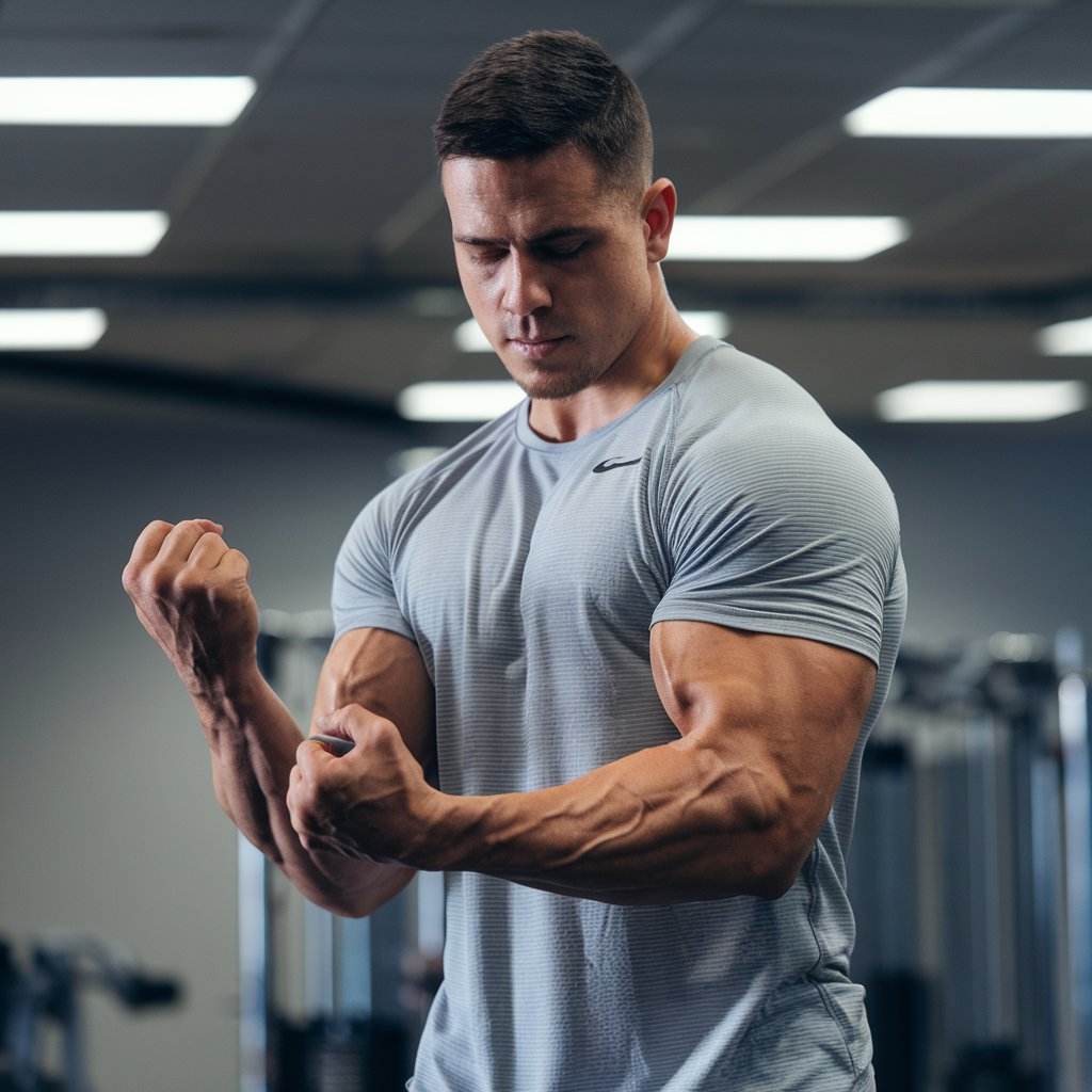 How do I perform a basic bicep curl correctly?