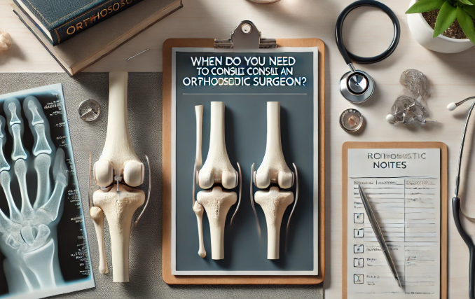 When Do You Need to Consult an Orthopedic Surgeon?