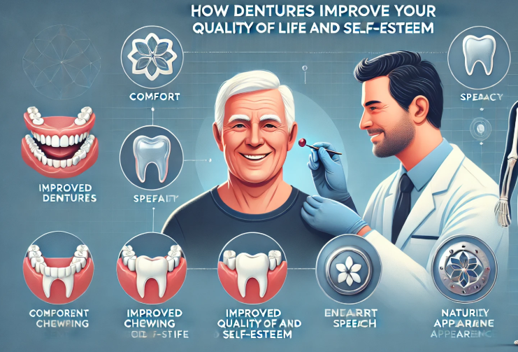 How Dentures Improve Your Quality of Life and Self-Esteem