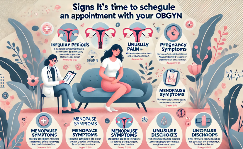 Signs It’s Time to Schedule an Appointment with Your OBGYN