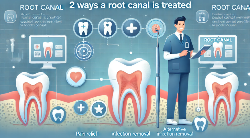 2 Ways a Root Canal Is Treated